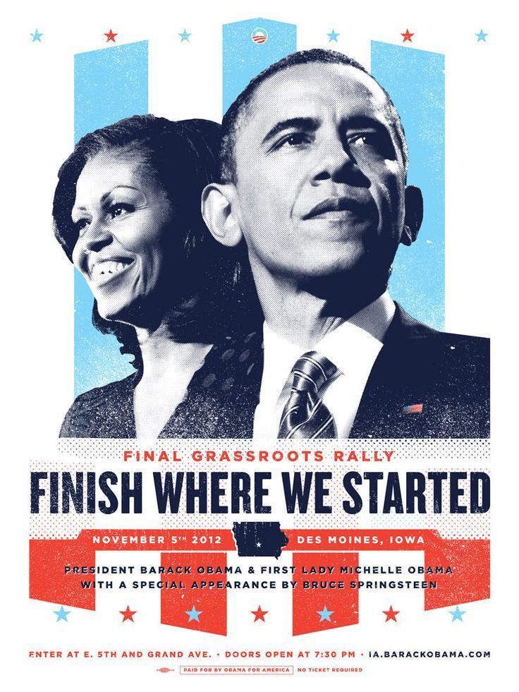 Obama Grassroots Rally — Flyer Design