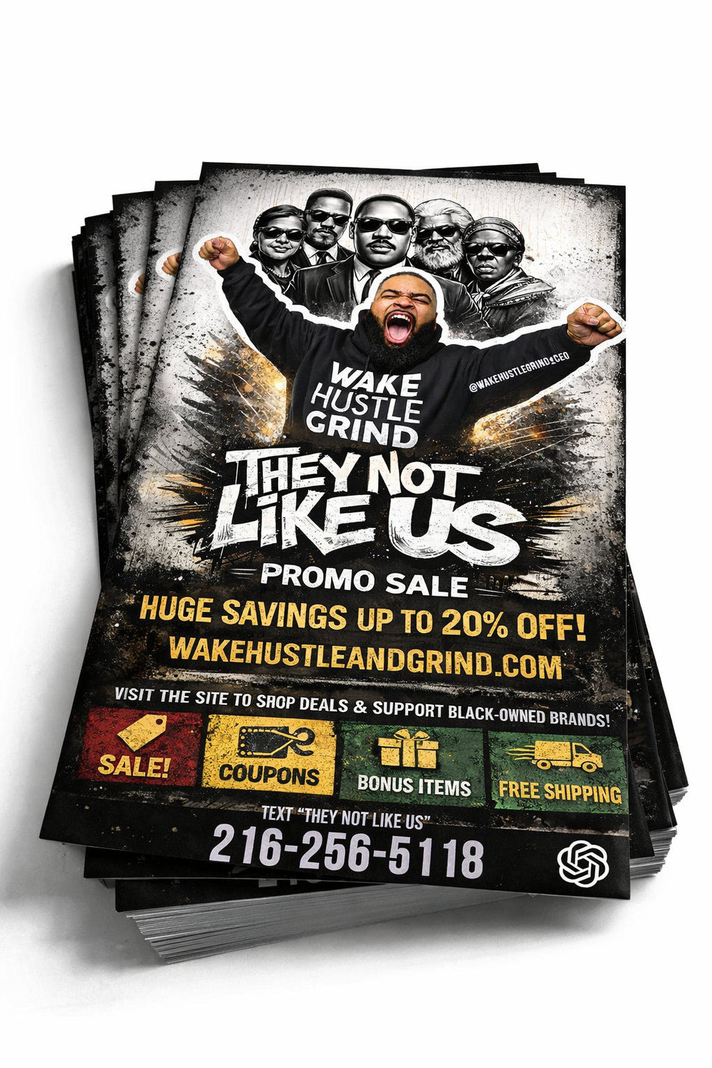 They Not Like Us Promo — Flyer Design